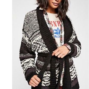 Free people open front cardigan